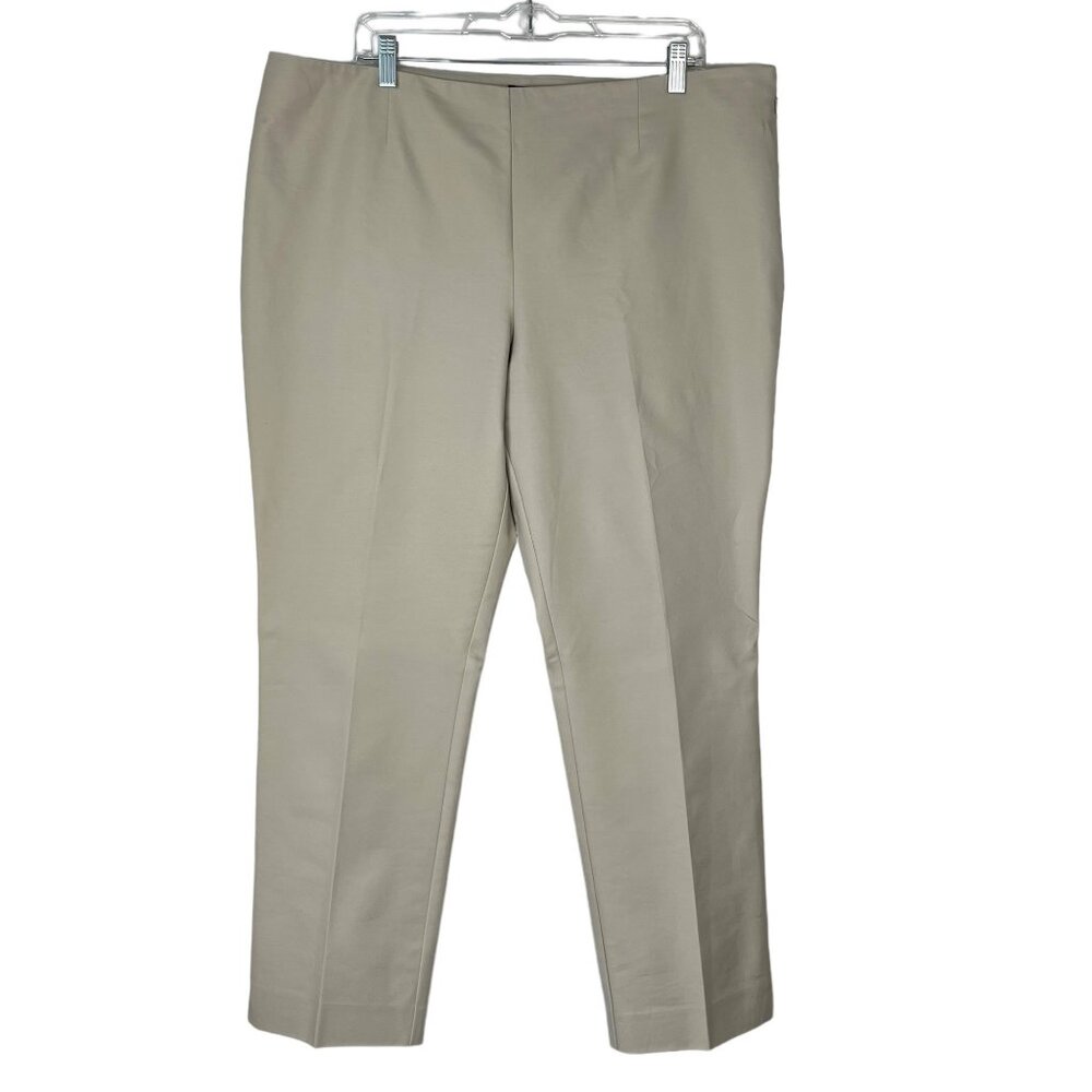 Charter Club Women's Tan Straight-Leg Dress Pants